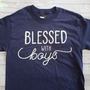 Blessed with Boys Bella Canvas tee